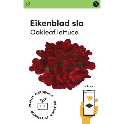 [MM0286] Makkelijke Moestuin Rode eikenbladsla Xandra