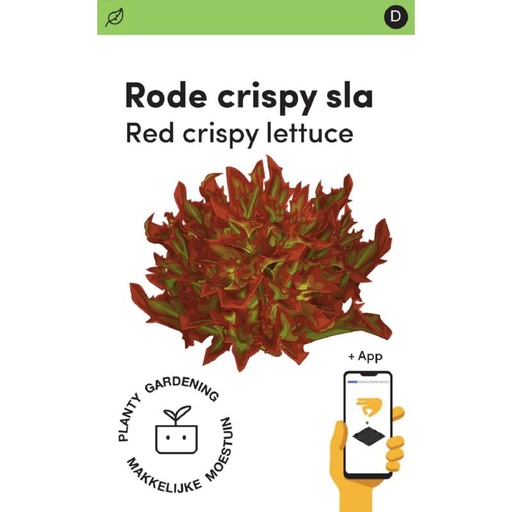 [MM0282] Makkelijke Moestuin Rode pluksla Crispy Red