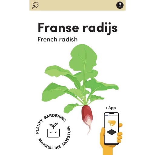 [MM0260] Makkelijke Moestuin Radijs French Breakfast 3
