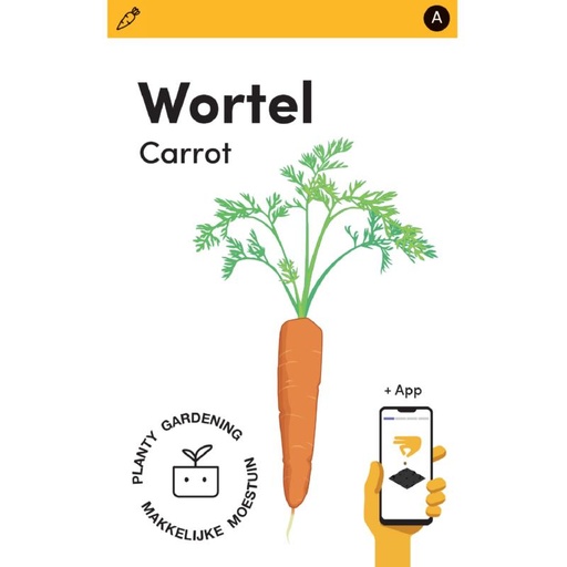 [MM0239] Makkelijke Moestuin Wortel Nantes 2 - Halflange
