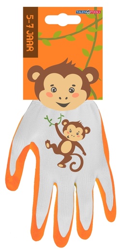 [WH65A] Talen Tools Kinderhandschoen 5-7 jaar aap