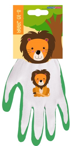 [WH66L] Talen Tools Kinderhandschoen 8-10 jaar leeuw