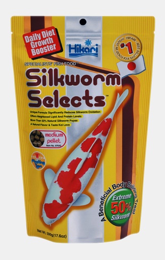 [03020244] HIKARI SILKWORM SELECT MEDIUM 500GR