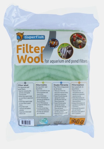 [C8040021] SF GROENE FILTERWATTEN GROF 100 GRAM