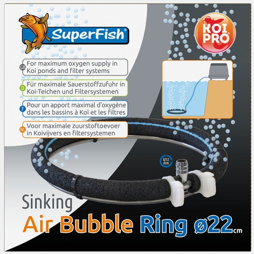 [08010205] KOI PRO SINKING AIR BUBBLE RING Ø 22CM