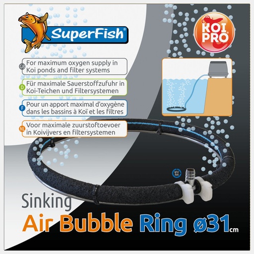 [08010210] KOI PRO SINKING AIR BUBBLE RING Ø 31CM