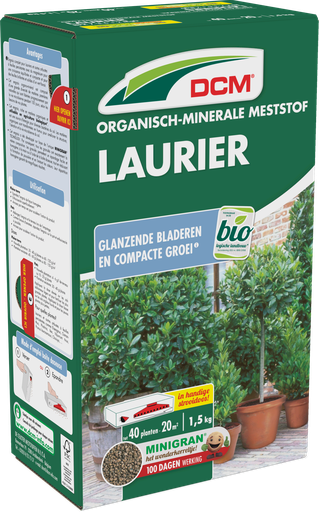 [1003791] DCM Meststof Laurier & blad. Heesters 1,5 kg