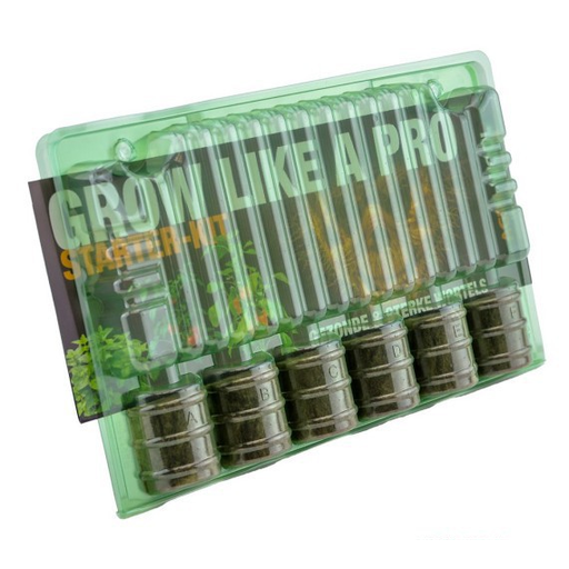 [SK9950269] Agra-Wool Zaai en Stek Starter-Kit met 6 Speedgrow Ø 38 MM x 40 MM Pluggen en Mini Propagator